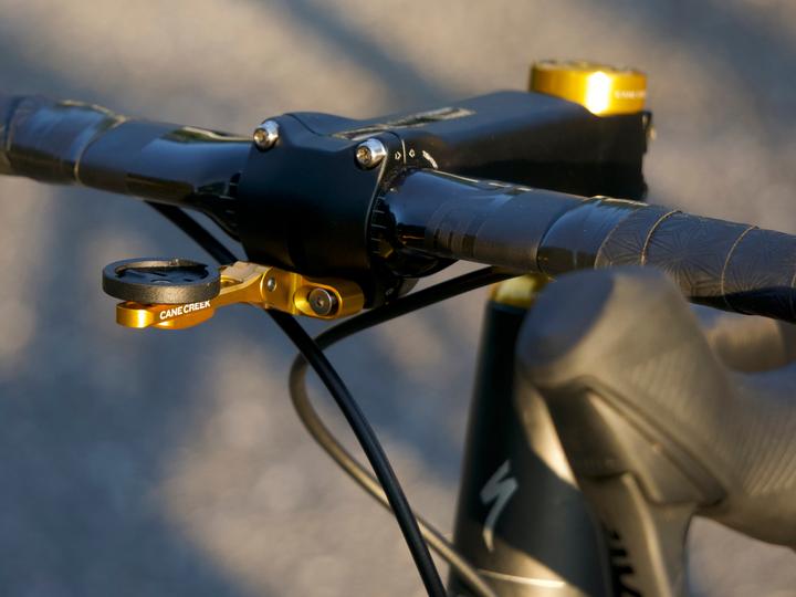 Produktbild Cane Creek Vorbau-Halterung für Garmin/Wahoo, gold