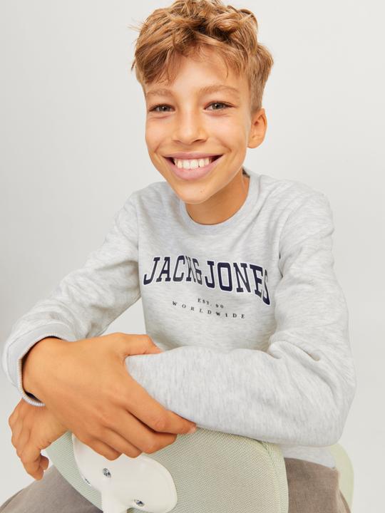 Actual product image Jack & Jones Jjecaleb Varsity Sweat Crew Neck Sn Jnr (152)