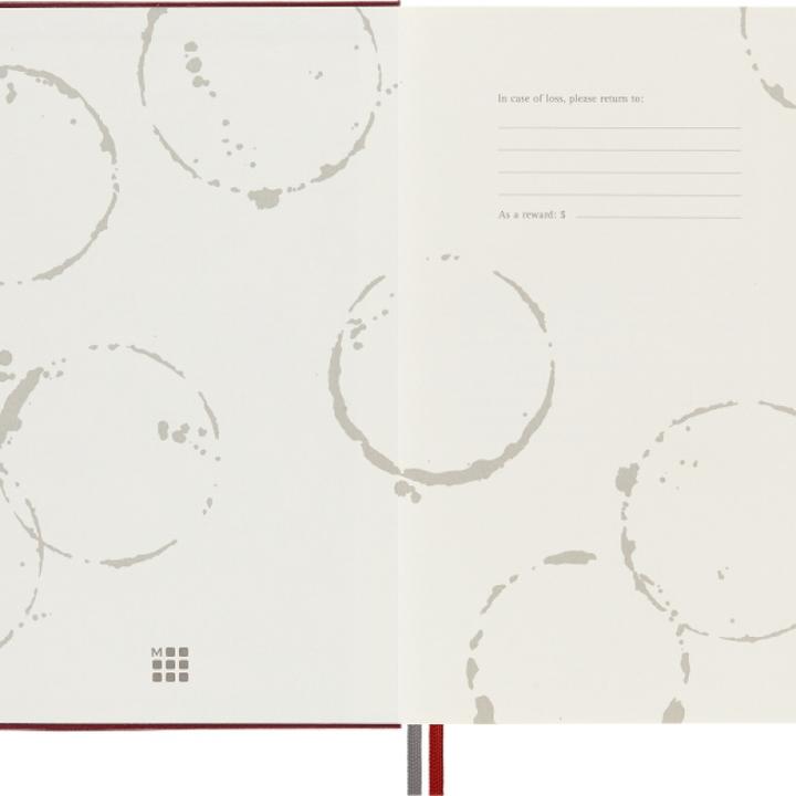 Image du produit Moleskine Passion Journal L/A5, Vin, couverture rigide, Darkred (A5, Règle spéciale, Couverture rigide)