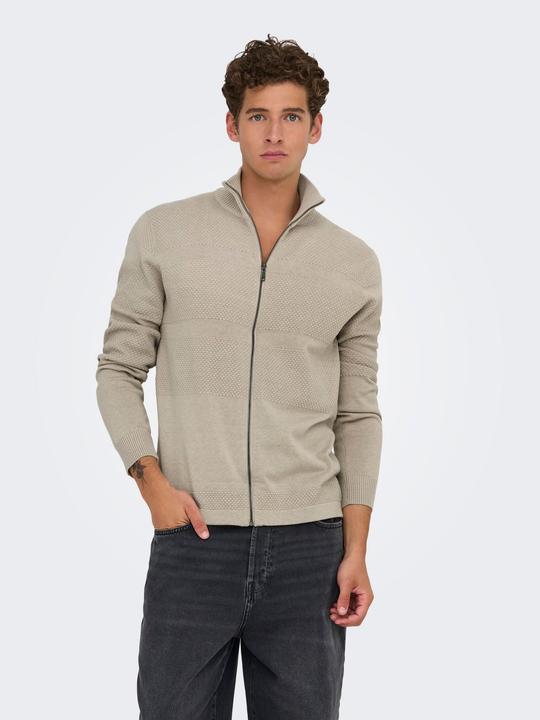 Immagine prodotto Only & Sons Onsmalik Reg 12 Pin Zip Cardigan Knit (XL)