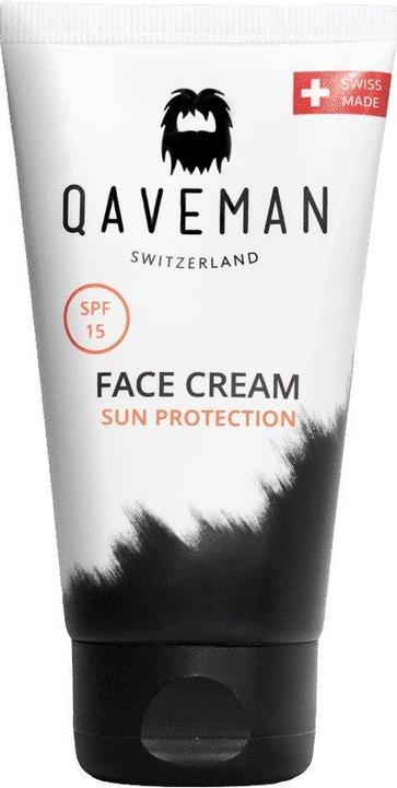 Qaveman Face Cream Sun Protection (Sonnencreme Gesicht, SPF 15, 75 ml)