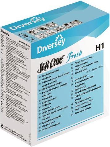 Produktbild Diversey Håndsaebe Soft Care Fresh H1 t/Soft Care Line disp.800ml (Flüssigseife, 800 ml)