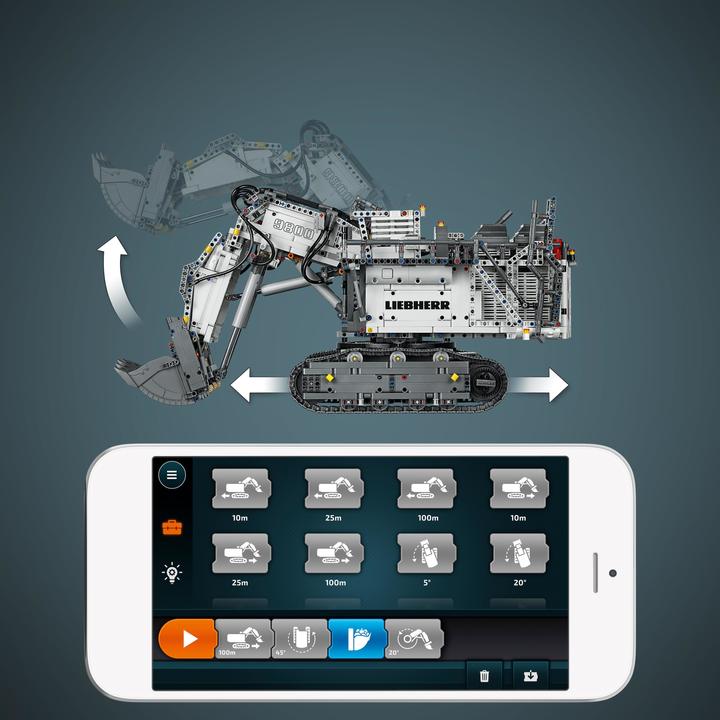 Actual product image LEGO Liebherr excavator R 9800 (42100, LEGO Technic)