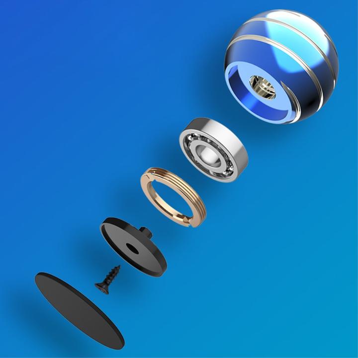 Image du produit Ueli Express 55mm Gyroscope à billes Gyro jouet en métal bleu