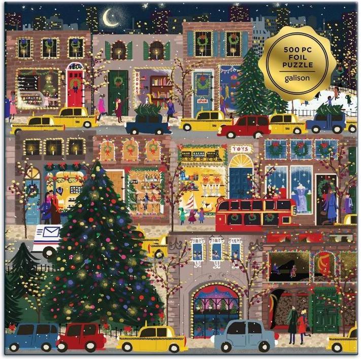 Produktbild Abrams & Chronicle Winter Lights Foil Puzzle (500 Teile)