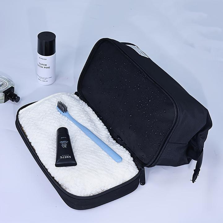 Only-Bags.Store Grosse Kapazität Reise-Toilettenbeutel mit mehreren Fächern, für Geschäftsreise und Geschenk
