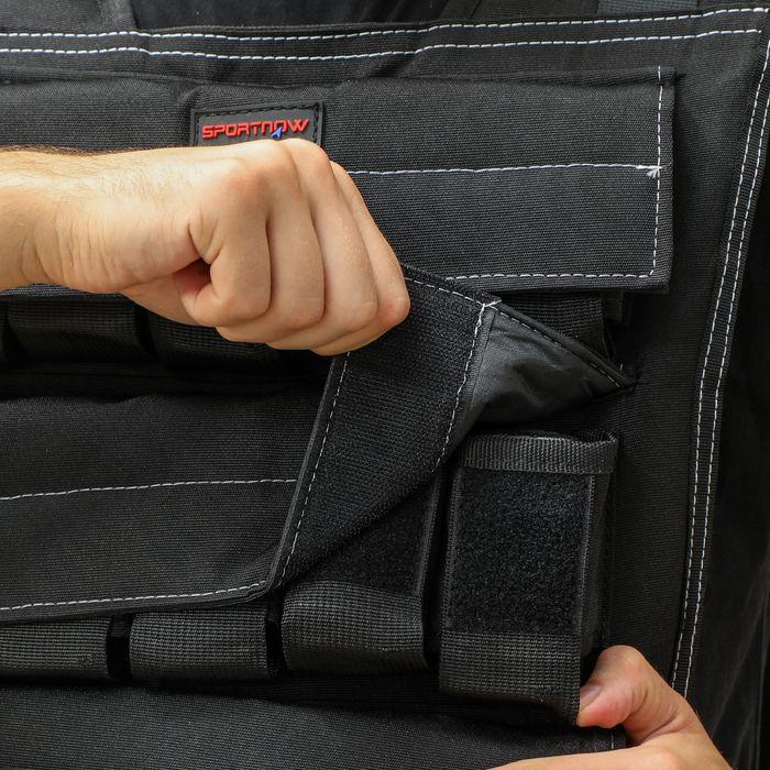 Produktbild Swisshandel24 verstellbare Gewichtsweste 20kg mit Reflektierenden Streifen, Trainingsweste