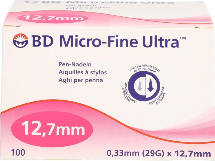 Actual product image BD + Ultra Pen needle 0.33 x 12.7mm (Pen needles + disposable needles)