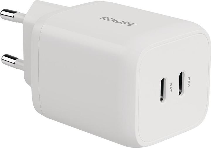 Actual product image 2-Power Wall Charger PD 65W GaN 2 x USB-C (65 W)