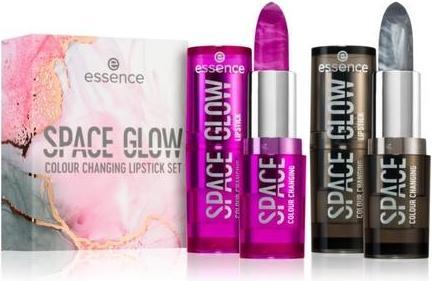 Produktbild essence Lippenstift Geschenkset SPACE GLOW colour-changing lipstick 01 Galaxy 3,2 g + SPACE GLOW col (Berry Haze)