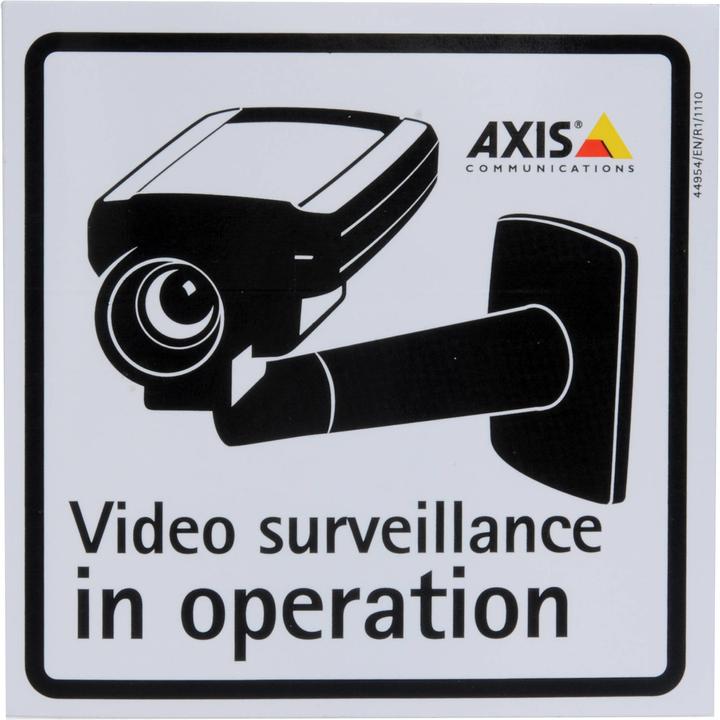 Actual product image Axis Sticker monitoring