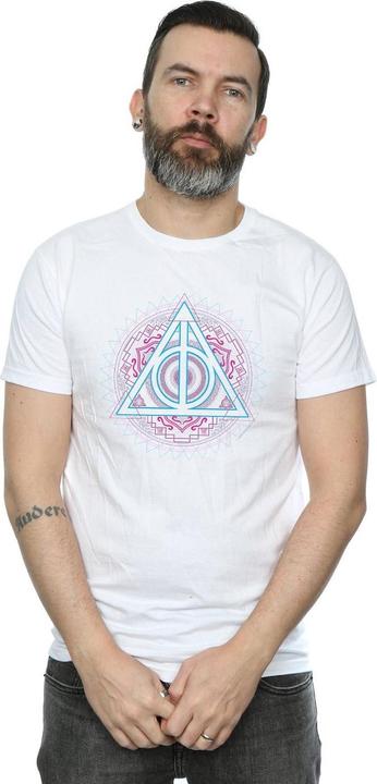 Immagine prodotto Neon Deathly Hallows Maglietta Uomo (L)
