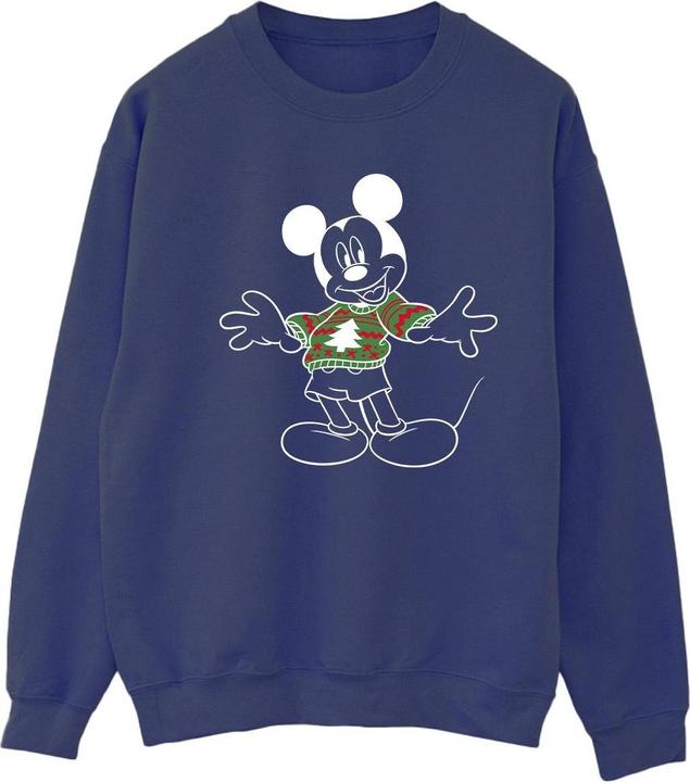 Disney Mickey Mouse Xmas Jumper Sweatshirt (M)