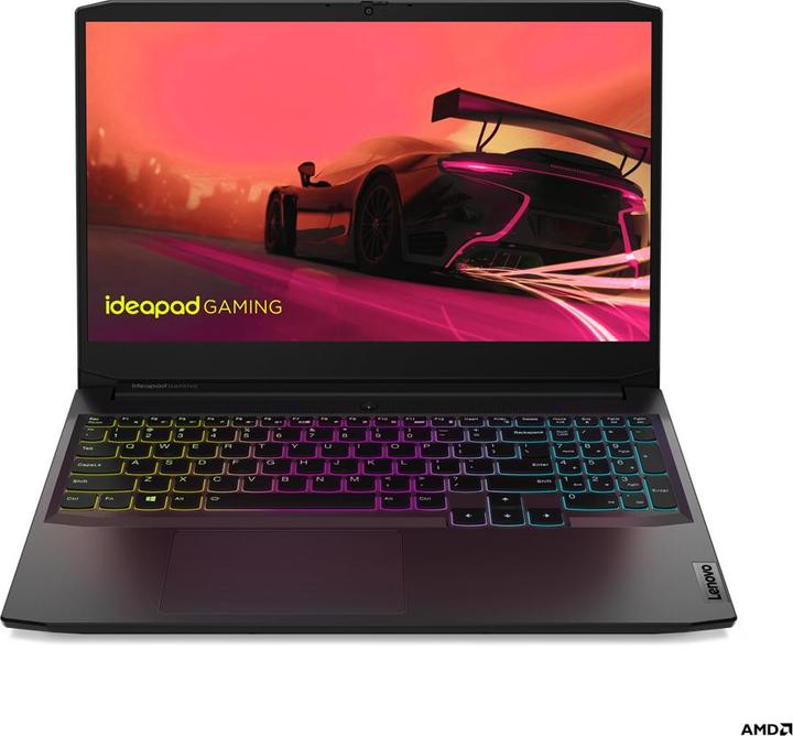 Image du produit Lenovo IdeaPad Gaming 3 15ACH6 (15.60", AMD Ryzen 5 5500H, 16 Go, 512 Go, ING. Int.)