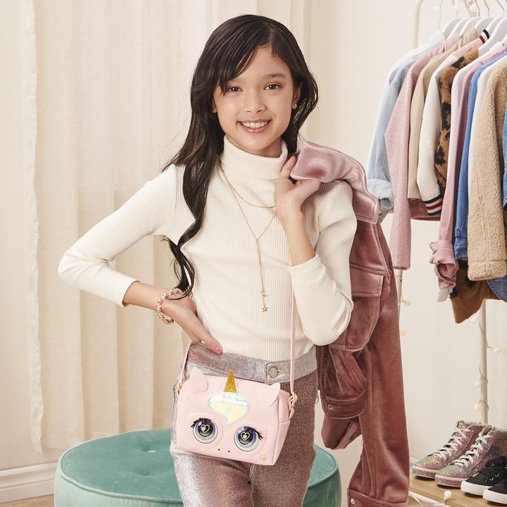 Image du produit Spin Master Purse Pets Glamicorn Licorne Sac - avec fonctions interactives (23.34 cm)