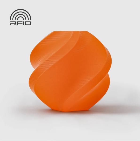 Bambu Lab Filament PLA Basic Orange 1kg (PLA, 1.75 mm, 1000 g, Orange)