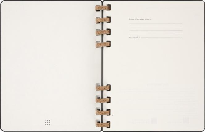 Productafbeelding Moleskine 12 Maandelijkse Levenskalender met Spiraalbinding 2025, XL, Weekkalender, Hardback (19 x 25 cm, Engels)