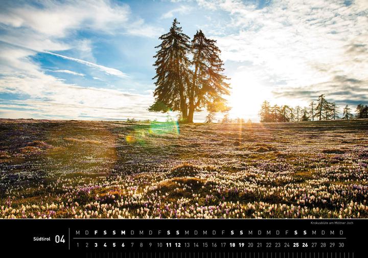 Produktbild Südtirol Premiumkalender 2026 (50 x 35 cm, Harter Einband, Deutsch)