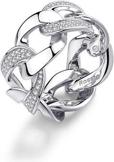 Actual product image Rosato Distinctive silver ring with zircons Eva RZEV38 - Circuit: 56 mm (56)