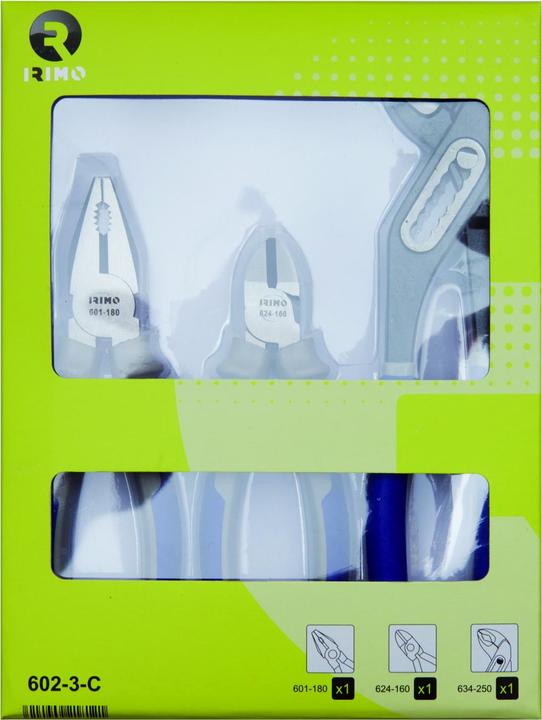 Image du produit Irimo Jeu de 3 pinces (602-3-C) (270 mm)