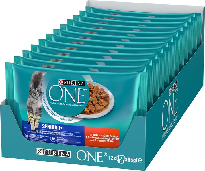 Actual product image Purina ONE Senior 7+ (Senior, 4 pcs., 340 g)