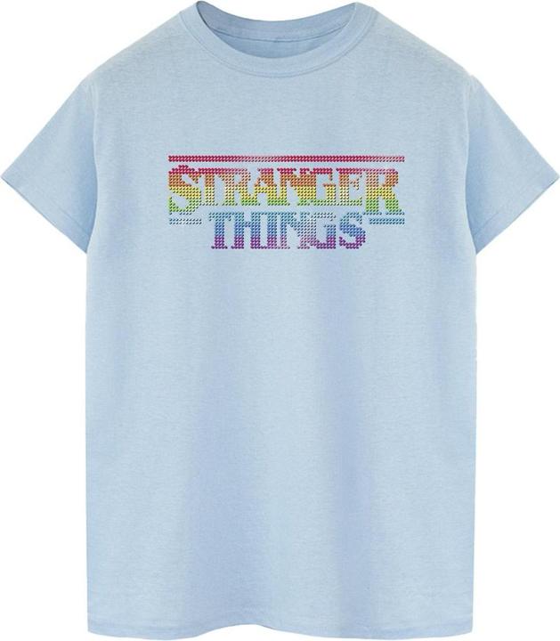 Netflix Stranger Things Rainbow Dot Logo TShirt (L)