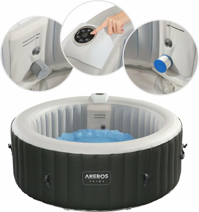 Actual product image Arebos Inflatable whirlpool (4 pers.)