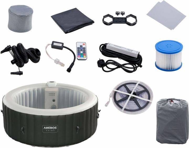 Actual product image Arebos Inflatable whirlpool (4 pers.)