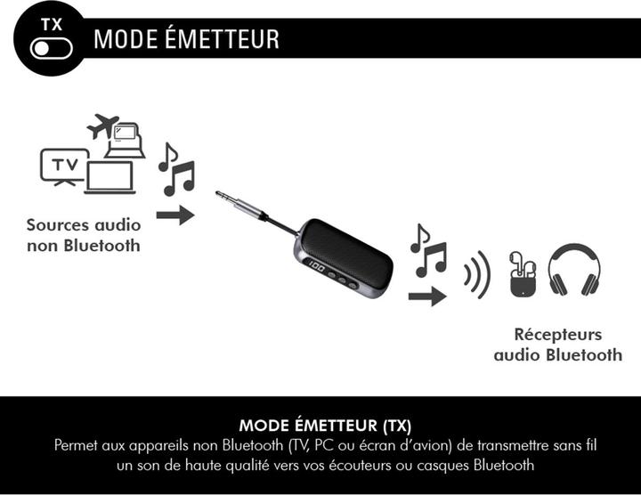 Image du produit Force Play 2-in-1 Bluetooth Adapter (Emetteur & Récepteur)