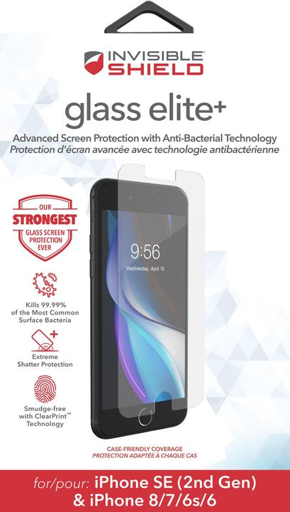 Produktbild Zagg InvisibleShield Glass Elite+ Apple (e) (1 Stück, Apple iPhone 6)