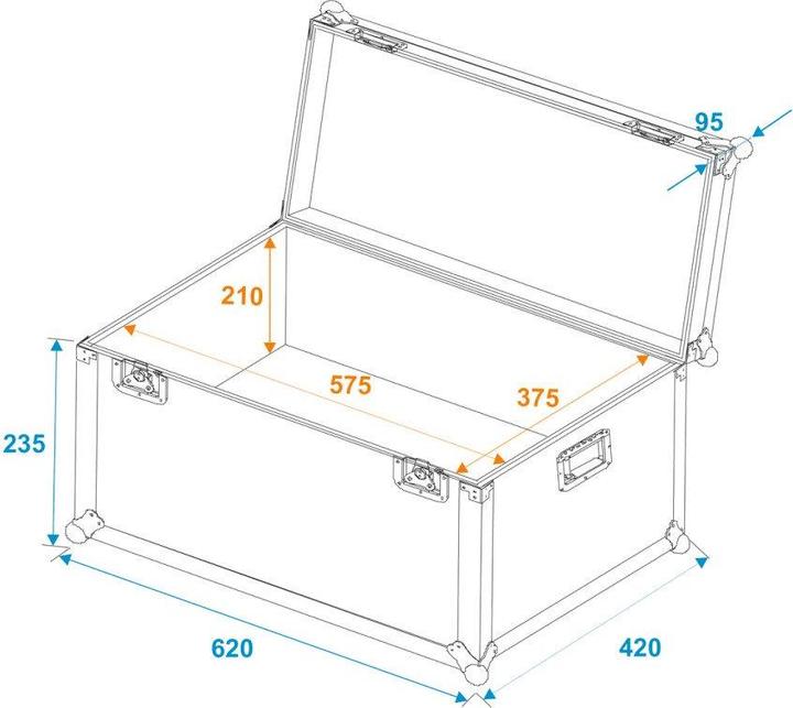 Produktbild Roadinger UniversalTransportCase 60x (Universal)