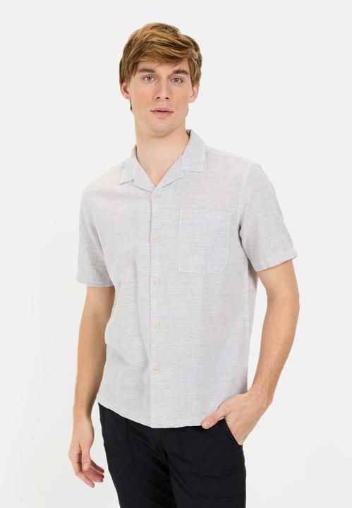 Immagine prodotto Camel Active Kurzarmhemd aus Leinen-Baumwoll-Mix (L)
