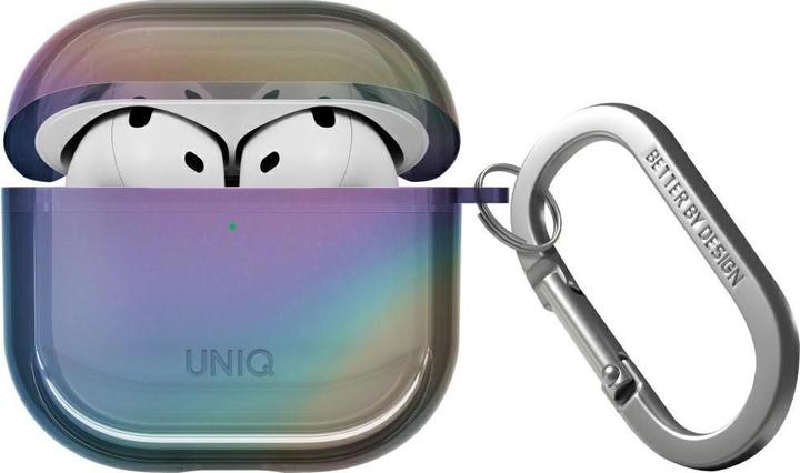 Produktbild Uniq Case Iridescia for AirPods 4 Hang Case midnight quartz (Kopfhörer Hülle)