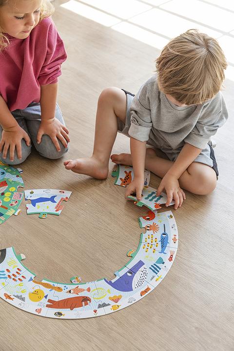 Image du produit Jumbo Puzzle Goula XXL Découvrir les animaux (25 pièces)
