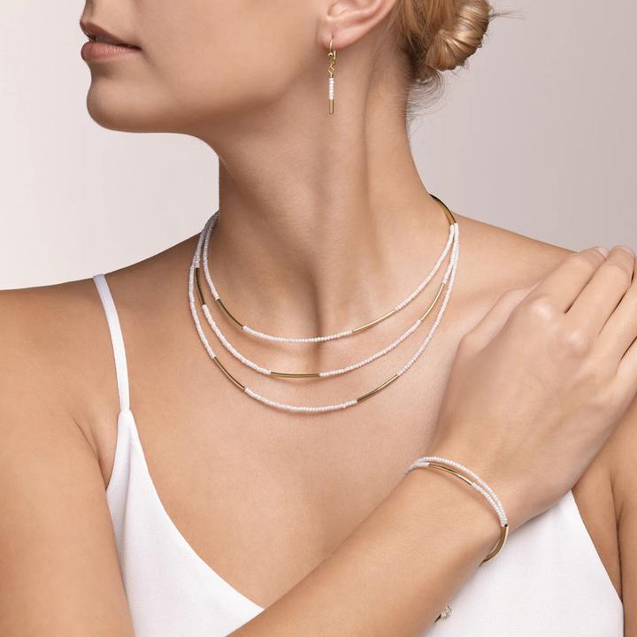 Actual product image Coeur de Lion Waterfall necklace (Glass, Stainless steel)