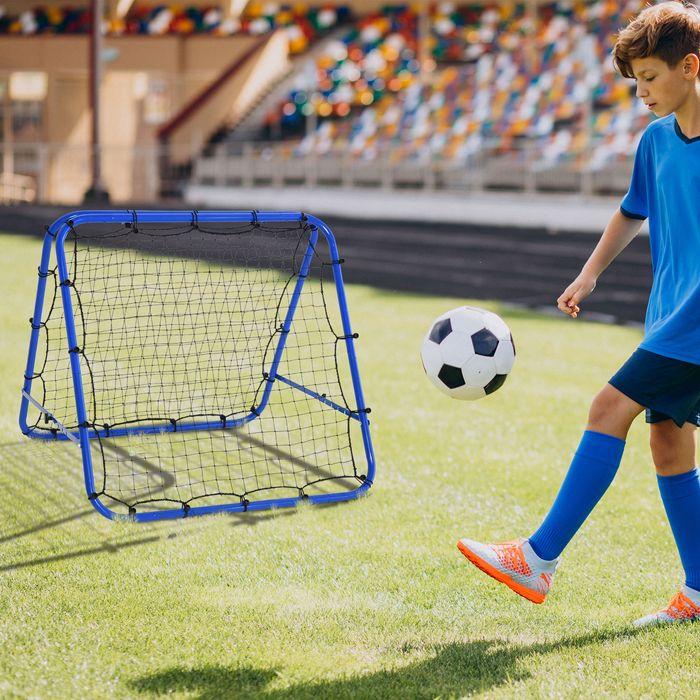 Actual product image Swisshandel24 Football rebounder kickback goal rebound wall net double-sided rebound Adjustable in 5 levels St