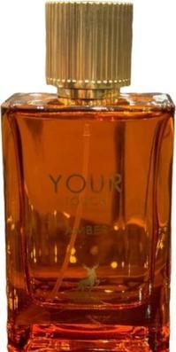 Maison Alhambra Your Touch Amber EDP for Men 3.4 Fl Oz (Eau de Parfum, 100 ml)