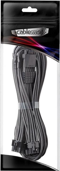 Image du produit CableMod RT-Series Pro ModMesh 12VHPWR vers 3x PCI-e Câble pour ASUS/Seasonic - 60cm, carbone