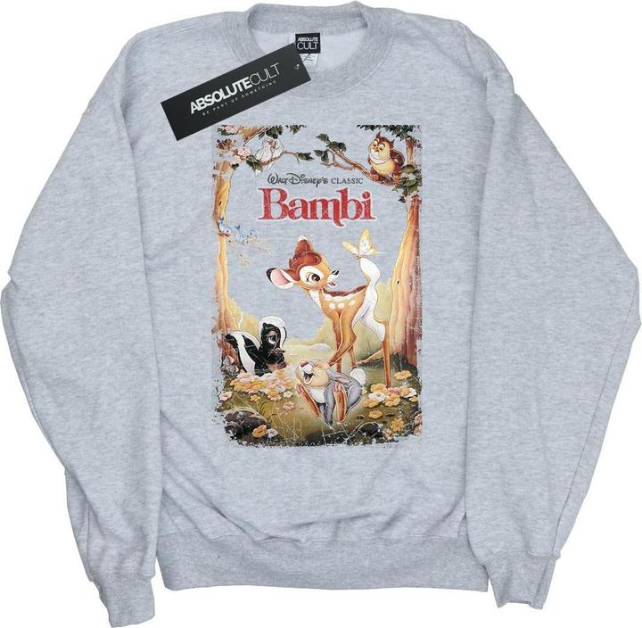 Produktbild Disney Bambi Retro Poster Sweatshirt Jungen (116)