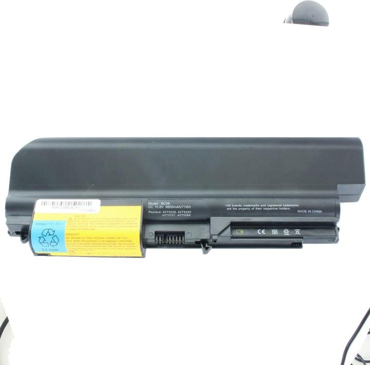 Produktbild Lenovo Akku Thinkpad R61 Serie, R500 Serie, T61 Serie (6 Zellen, 6600 mAh)