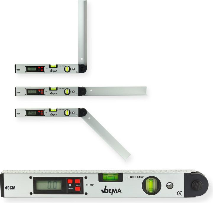Produktbild Dema Digitaler Winkelmesser mit Wasserwaage 40 cm (41.50 cm)