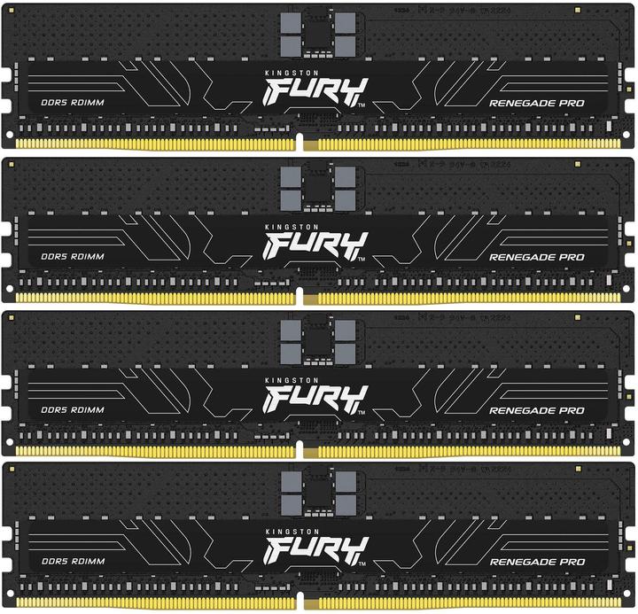 Produktbild Kingston D5128GB 4800-36 Renegade PRO ECC K4 KFY KF548R36RBK4-128 (4 x 32GB, 4800 MHz, DDR5-RAM, DIMM)