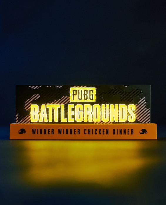 Actual product image Neamedia Playerunknown's Battlegrounds LED-Light Logo 22 cm