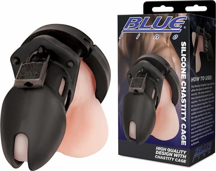 Image du produit Blue Line C&B GEAR Silicone Chastity Cage - Noir