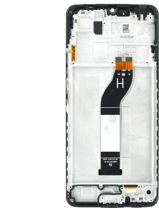 Actual product image OEM Display + frame for Redmi 13C black (Display, Redmi 13C)