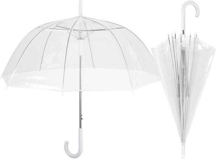 Perletti Automatic transparent umbrella 61cm