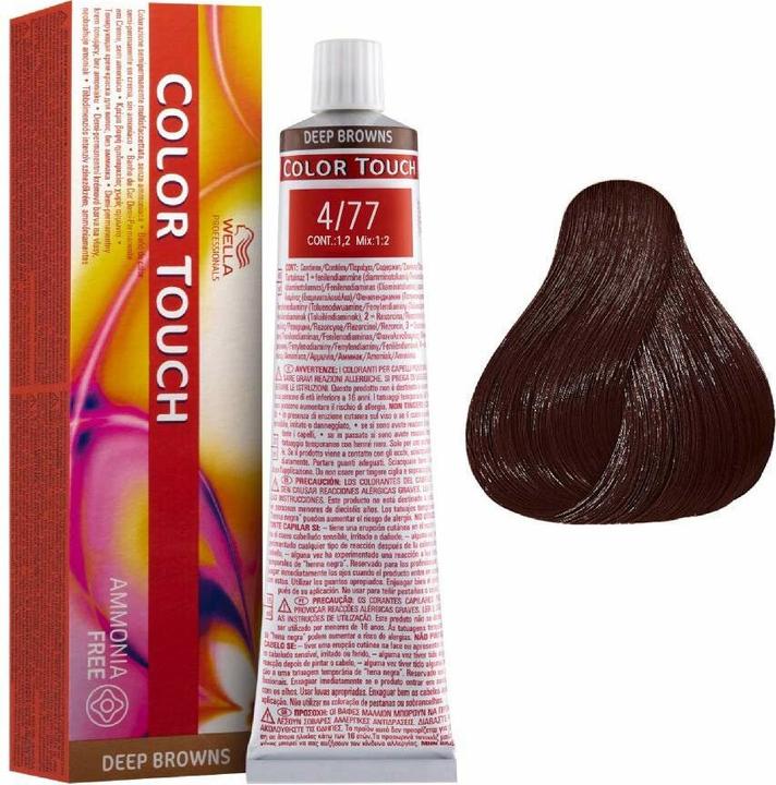 Actual product image Wella Color Touch Deep Browns 4/77 Hair Color (4, 77)