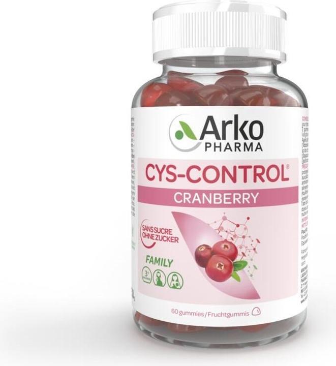 Actual product image Arkopharma Cys-Control Gummies (60 Piece, Gummies, 190 g)