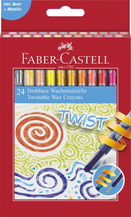 Produktbild Faber-Castell Wachsmalstifte (Mehrfarbig, 24 x)