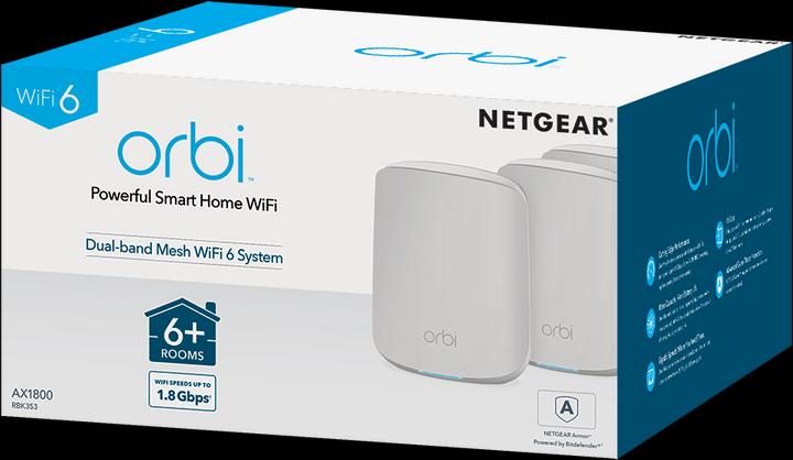 Immagine prodotto Netgear RBK353 Orbi WiFi 6 Dual Band Set di 3